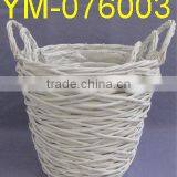 Large White Willow Garden Basket thumbnail-1