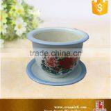 Hand Painting Hexagonal Flower Pot for China Ceramic Home Decor thumbnail-3