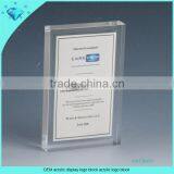 High Transparent Acrylic Logo Display Stand thumbnail-4