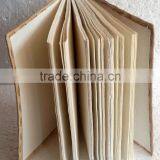 Handmade Tan Color Plain Big Stitch Leather Notebook thumbnail-2