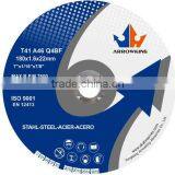 7" 180x1.6x22.2mm T41-Reinforced Ultra-thin Cutting off Wheels for Metal thumbnail-1