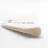2" Plastic Chafe In White, Chafe Tab for Bags or Travelware, Nylon Flat Chafe Tab for Bag Accessories thumbnail-6