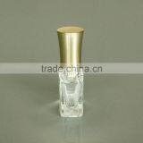10ml Square Empty Nail Polish Bottle With Gold Cap thumbnail-2