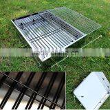 Multifunctional Portable Stainless Steel Small Bbq Grill Camping Wood Charcoal Stove thumbnail-3