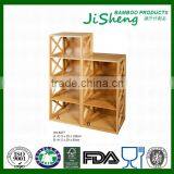 OEM FDA SGS LFGB Certified Natural Bamboo Display Rack thumbnail-1