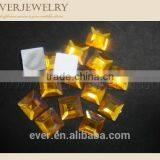 Black Acrylic Rhinestone,Black Square Acrylic Rhinestone, Flat Back Acrylic Stone thumbnail-3