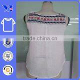 Evynne Embroidered Soft Cotton TANK TOPS thumbnail-2