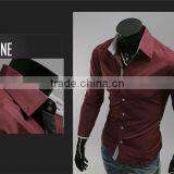Slim Fit Shirt Men China Shirt Stock Wholesale Italian Design Man Shirts thumbnail-4