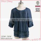2015 New fashion design Hot Sale embroidery design woman clothing plus size