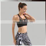 Hot Sale Running Sports Wear Racerback Crane Sports Bra Sexy thumbnail-2