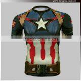 Custom Spiderman Super Hero Compression T-shirts thumbnail-3