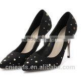 GZY Guangzhou Stock Lot Cheap Fashion Women Heel Shoes thumbnail-5