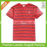 Wholesale Used Clothing Bright Color Stripe T-shirt Outlet Factory thumbnail-1