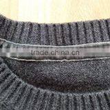 High Quality Kids Children 100% Pure Cotton Plain Elbow Patch Sweater(DK22F) thumbnail-5