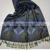2017 Wholesale Factory China Yiwu France Jacquard Classic Viscose Paisley Floral Pashmina Scarf for Ladies thumbnail-2