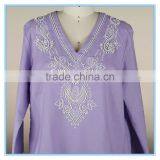 Fashion Cutting Plus Size Women Clothing Cotton Sarees Blouse Designs thumbnail-4