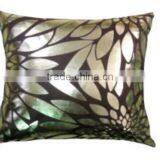 All Over Foil Leaf Print Cushion Cover thumbnail-1