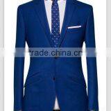 New Fashion Tailored Wool Suit Italian Men's 3 Piece Suits Lapel Suit Wedding Suits thumbnail-1