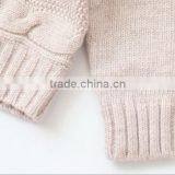 Unisex Baby Hooded Cardigan Knitting Pattern Thick Sweater thumbnail-5