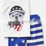 American Logo Printed Boys Short Sleep Set thumbnail-1