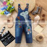 Wholesale Baby Jeans Children Denim Overalls Kids Carton Giraffe Fashion Jeans thumbnail-1