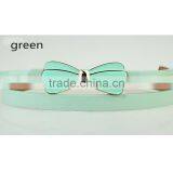 New Arrival Fashion Design High Quality With Flower Design Alloy Metal Buckle Women Slim PU Leather Belt thumbnail-4