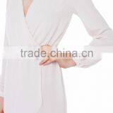 2015 New Style v Neck Long Sleeve Chiffon Sexy Evening Dress thumbnail-5