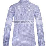 2017 Customized Printing Men's Long Sleeve Shirt With Contrast Collar and Cuff thumbnail-3