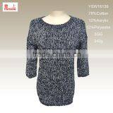 YSW16139 Lady Sweater 76%Cotton 12%Polyester 12%Acrylic Winter Sweater,3GG,240g thumbnail-1