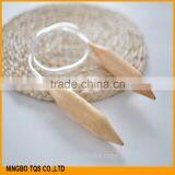 New Design 25mm 80cm Length Plastic Circular Wooden Knitting Needle thumbnail-1