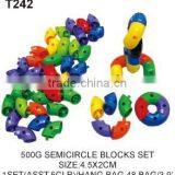 500 g Educational Blocks Plastic Building Tube Toy For Kids thumbnail-3