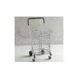 Powder Coated Metal Display Stands , Foldable Shopping Cart thumbnail-1