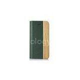 Waterproof and Anti-scratch PU Leather Cell Phone Folio Case For IPhone 5 / 5s