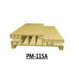 Decorative WPC Door Frame Profiles Fireproof , Natural Wood Color