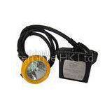 DC 4.2V ATEX KL5LM LED Mining Light 15000 Lux 6.5Ah , Black Miners Safety Lamp