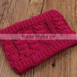 Womens Girl Woolen Knitted Crochet Warm Beanie Ski Hat Head Band Cap thumbnail-4