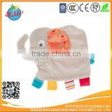 Wholesale Grey Elephant Baby Doudou Comforter Blanket Animal Toy thumbnail-3