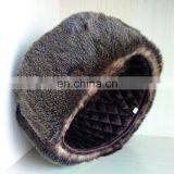 Seal Fur Trapper Leather Fur Hat for Winter Wear thumbnail-4