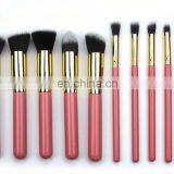 Hot Selling Wholesale 10 Makeup Brush Set Ten Make-up Brush Kit Colour Makeup Tools 5 Big m 5 Small Brush thumbnail-6