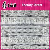 Lace Fabric 2017 Cord Mesh Embroidered Polyester Knitting Jacquard Polyester Lace Fabric thumbnail-5