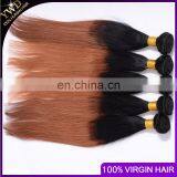 Brazilian Ombre Silky Straight Wave Hair 1b/30 Brazilian Virgin Human Hair Body Weave Brazilian Wavy Hair thumbnail-6