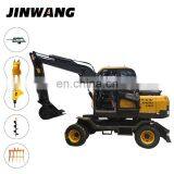 Engineering Used 8t Large Excavator With Wheels for Construction thumbnail-3