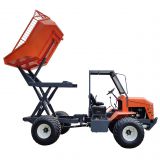 4WD Scissor Lift Palm Oil Transport Tractor