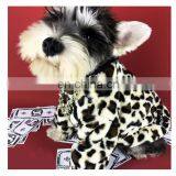 Dog Clothes Spring Autumn Leopard Print Coat Corgi Teddy Schnauzer Pomeranian Clothing thumbnail-2