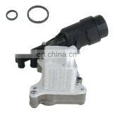 Aluminum Transmission Engine Oil Cooler Kit Housing OEM 6511800610 6511801310 6511800665 thumbnail-1