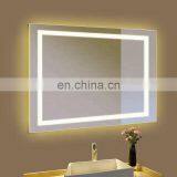Aluminium Copper High Standard Hotel Home Led Backlit Bathroom Vanity Mirror thumbnail-5
