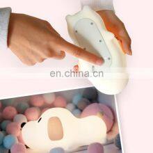 Sensor Touch Muti-colors Changing Rechargeable Kids'Silicone Puppy Beside Night Light Lamp thumbnail-4