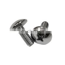 China screw manufacturer cross recessed screws titanium GB DIN 7981 6*16 large flat head screw for motorcycle