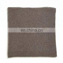 Wholesale Custom Baby Cashmere Wool Knitted Throw Blanket thumbnail-1