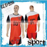 Original design custom soccer team wear black and red soccer jersey                        
                                                                                Supplier's Choice